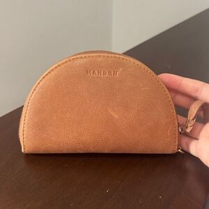 Mandrn Tan Leather Women's Wallet
